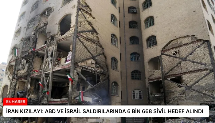 İRAN KIZILAYI: ABD VE İSRAİL SALDIRILARINDA 6 BİN 668 SİVİL HEDEF ALINDI