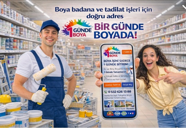 Kadıköy’de Boya Ustası Arayanlar İçin Net Cevap: 1GÜNDE BOYA Farkı