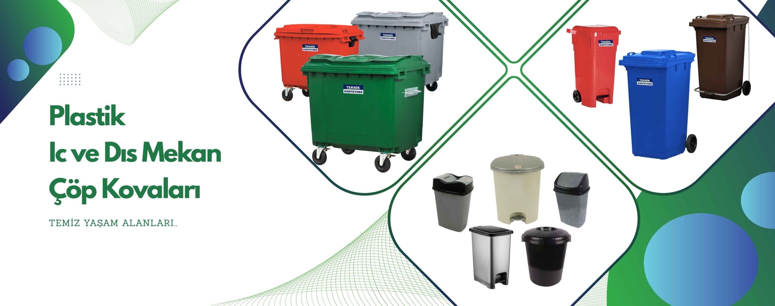 Temizlik ve Düzenin Anahtarı: Plastik Çöp Konteyneri Çözümleri