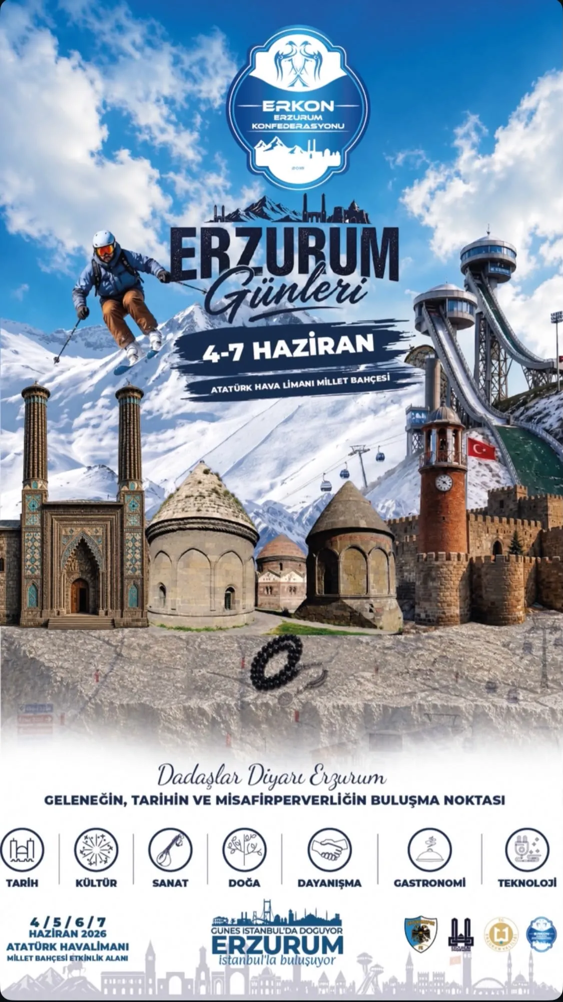 Erzurum Günleri İstanbul’da Başlıyor: Dadaşlar Diyarı 4 Gün Boyunca İstanbul’da Yaşatılacak