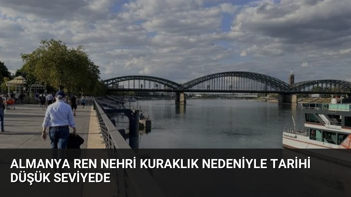 Almanya Ren Nehri Kuraklık Nedeniyle Tarihi Düşük Seviyede