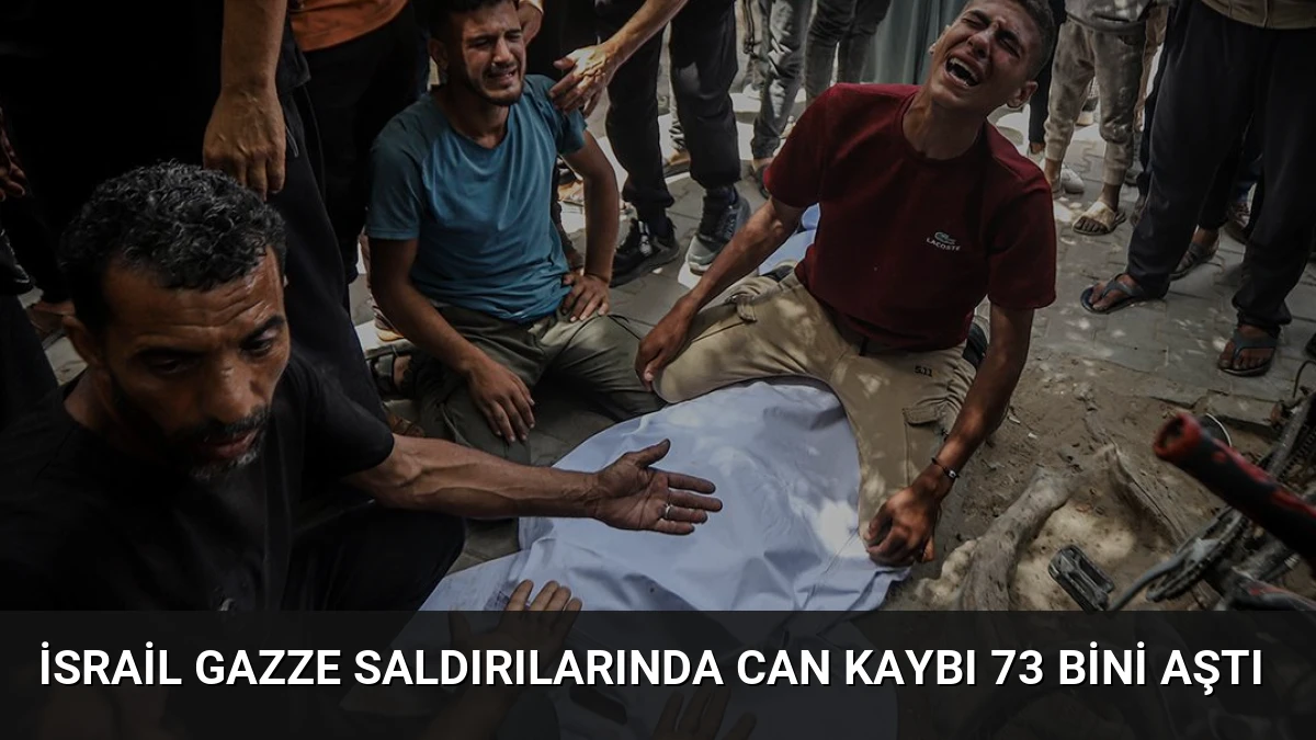 İsrail Gazze Saldırılarında Can Kaybı 73 Bini Aştı