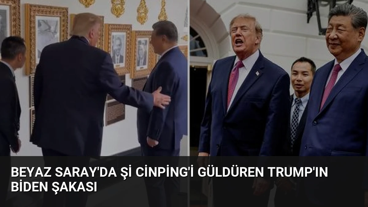 Beyaz Saray’da Şi Cinping’i Güldüren Trump’ın Biden Şakası