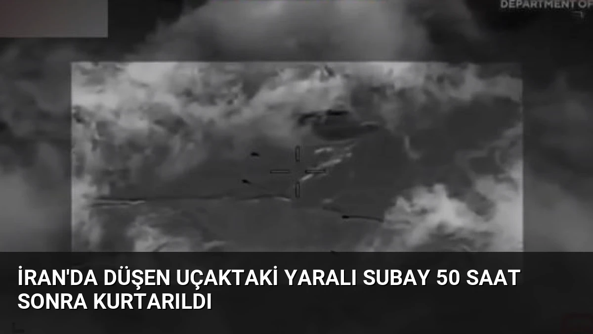 İran’da Düşen Uçaktaki Yaralı Subay 50 Saat Sonra Kurtarıldı