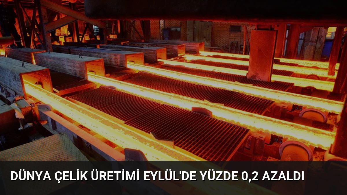 Dünya Çelik Üretimi Eylül’de Yüzde 0,2 Azaldı