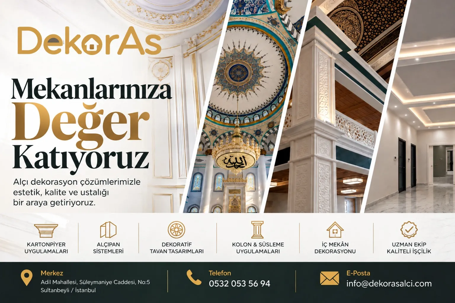 Modern Ev Dekorasyonunda Alçı ve Kartonpiyer Uygulamalarının Yükselişi