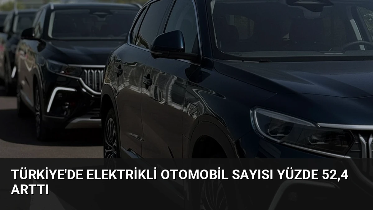 Türkiye’de Elektrikli Otomobil Sayısı Yüzde 52,4 Arttı